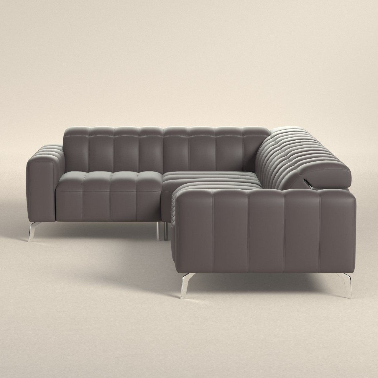 Natuzzi Editions Portento C142 Modular Sofa. Available from your Natuzzi Stockist Make Your House A Home, Bendigo, Victoria. Australia wide delivery to Melbourne. Italian leather.