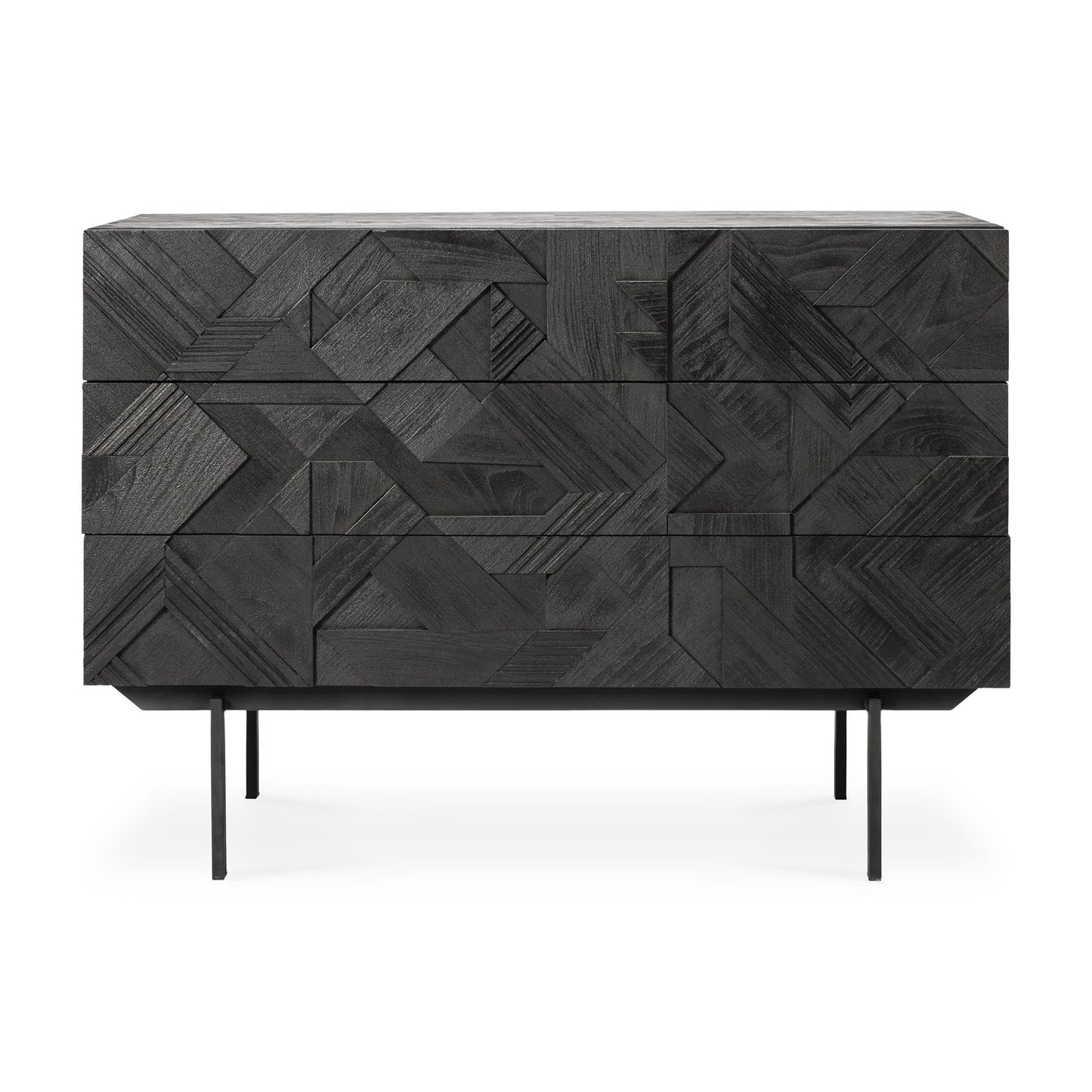Ethnicraft Teak Graphic Dresser chest of drawers is available from Make Your House A Home, Bendigo, Victoria, Australia