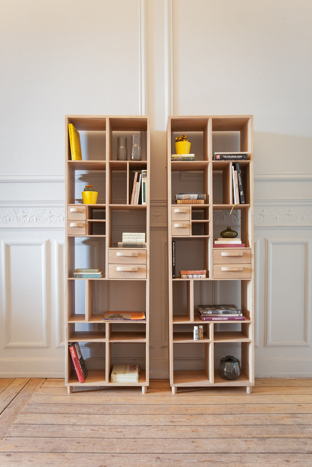 Ethnicraft Oak Pirouette Rack Bookcase is available from Make Your House A Home, Bendigo, Victoria, Australia