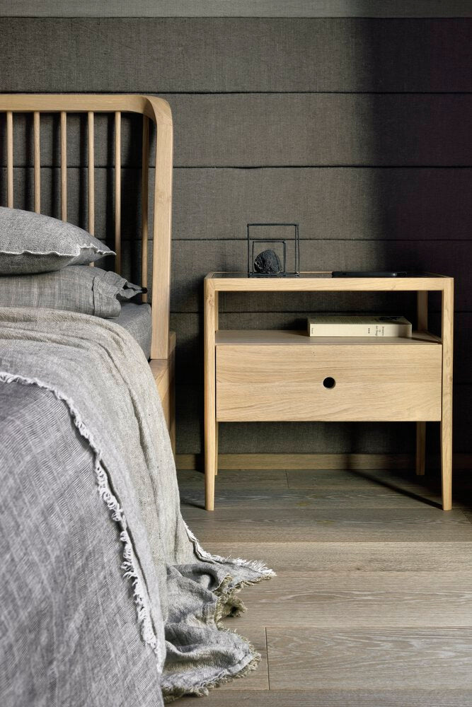 Ethnicraft Oak Spindle Bed is available from Make Your House A Home, Bendigo, Victoria, Australia