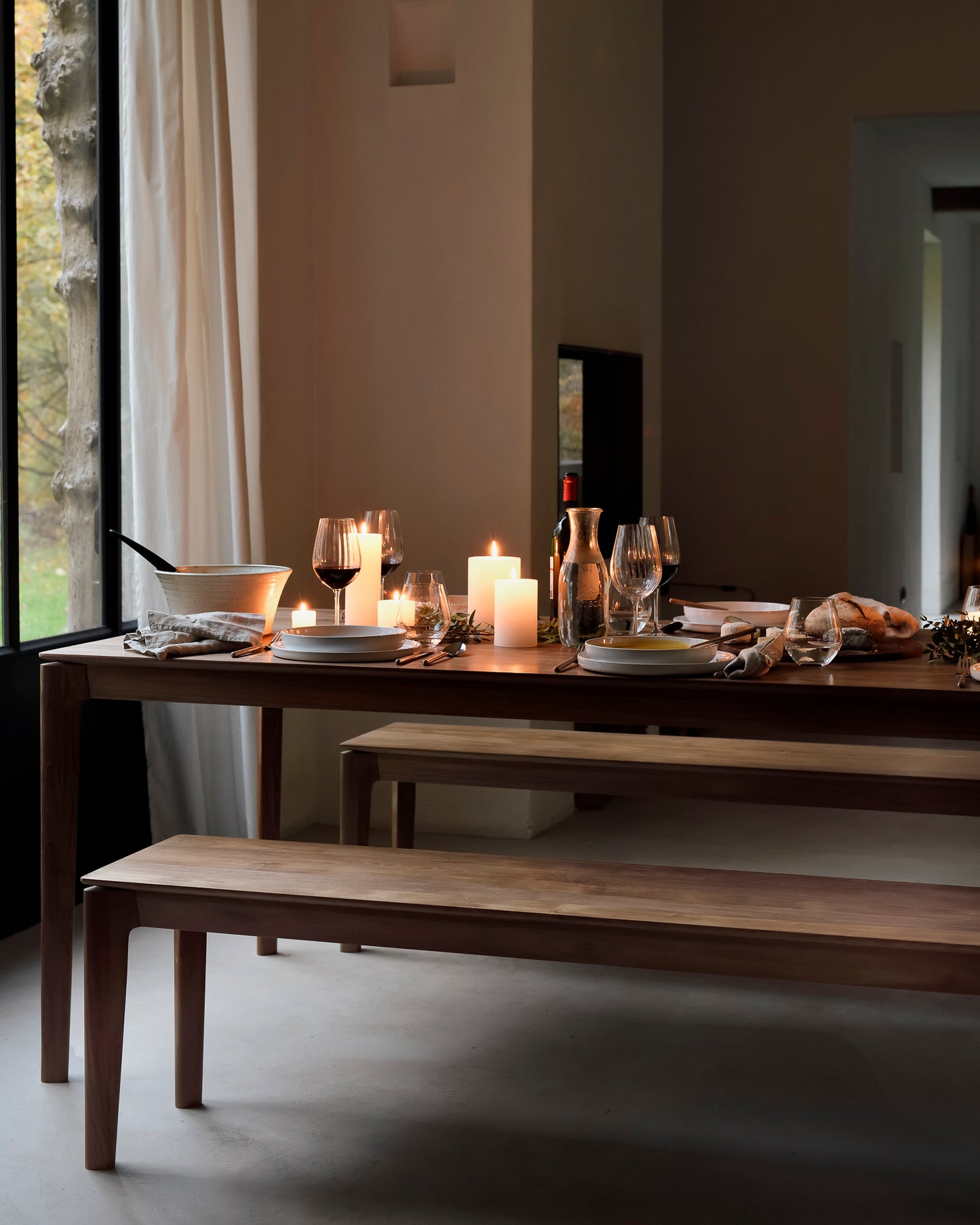 Ethnicraft Teak Bok Dining Table is available from Make Your House A Home, Bendigo, Victoria, Australia