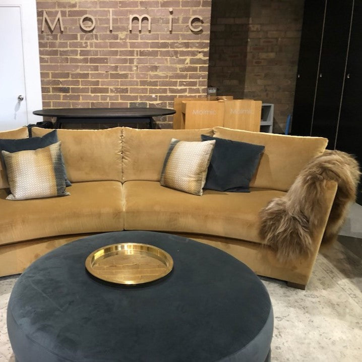 Lunar Curve Sofa by Molmic available from Make Your House A Home, Furniture Store located in Bendigo, Victoria. Australian Made in Melbourne.