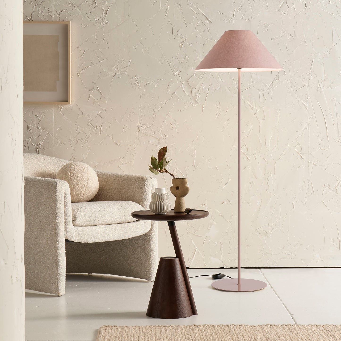 The Hetta Floor Lamp in Vintage Rose is available from Make Your House A Home located in Bendigo, Victoria, Australia. Bendigo Lighting.