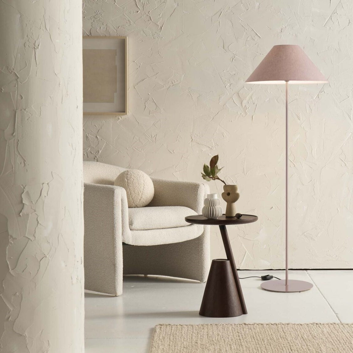 The Hetta Floor Lamp in Vintage Rose is available from Make Your House A Home located in Bendigo, Victoria, Australia. Bendigo Lighting.