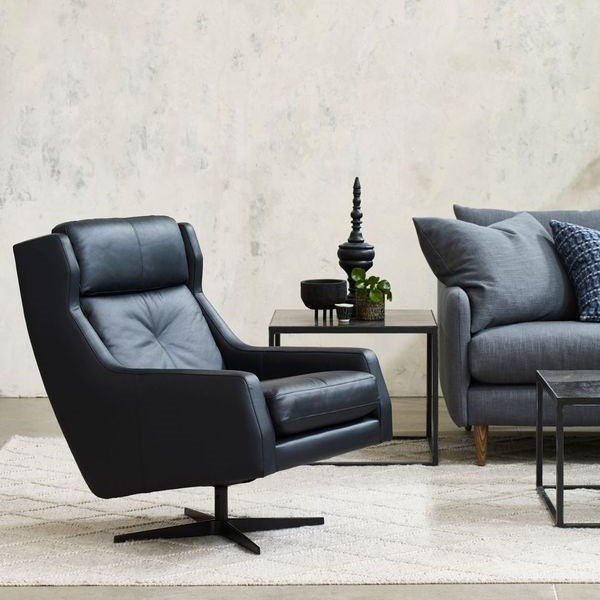 Zac Swivel Occasional Chair by Molmic available from Make Your House A Home, Furniture Store located in Bendigo, Victoria. Australian Made in Melbourne.