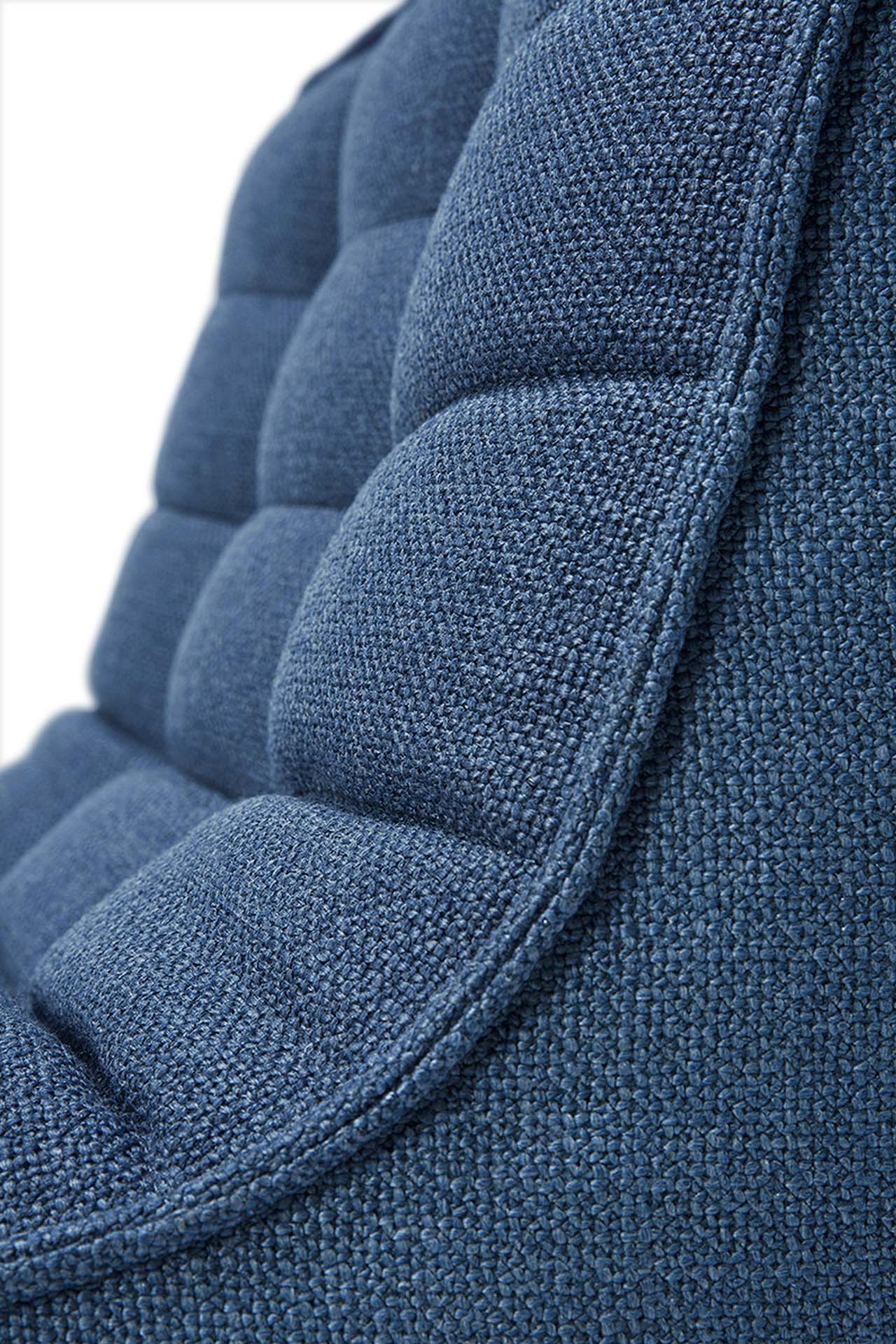 N701 Ethnicraft Slouch Sofa in Navy Blue fabric available from Make Your House A Home, Bendigo, Victoria, Australia