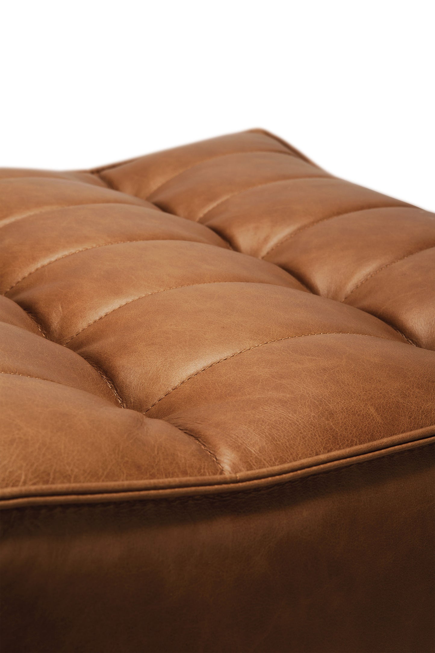 N701 Ethnicraft Slouch Sofa in Old Saddle Leather available from Make Your House A Home, Bendigo, Victoria, Australia