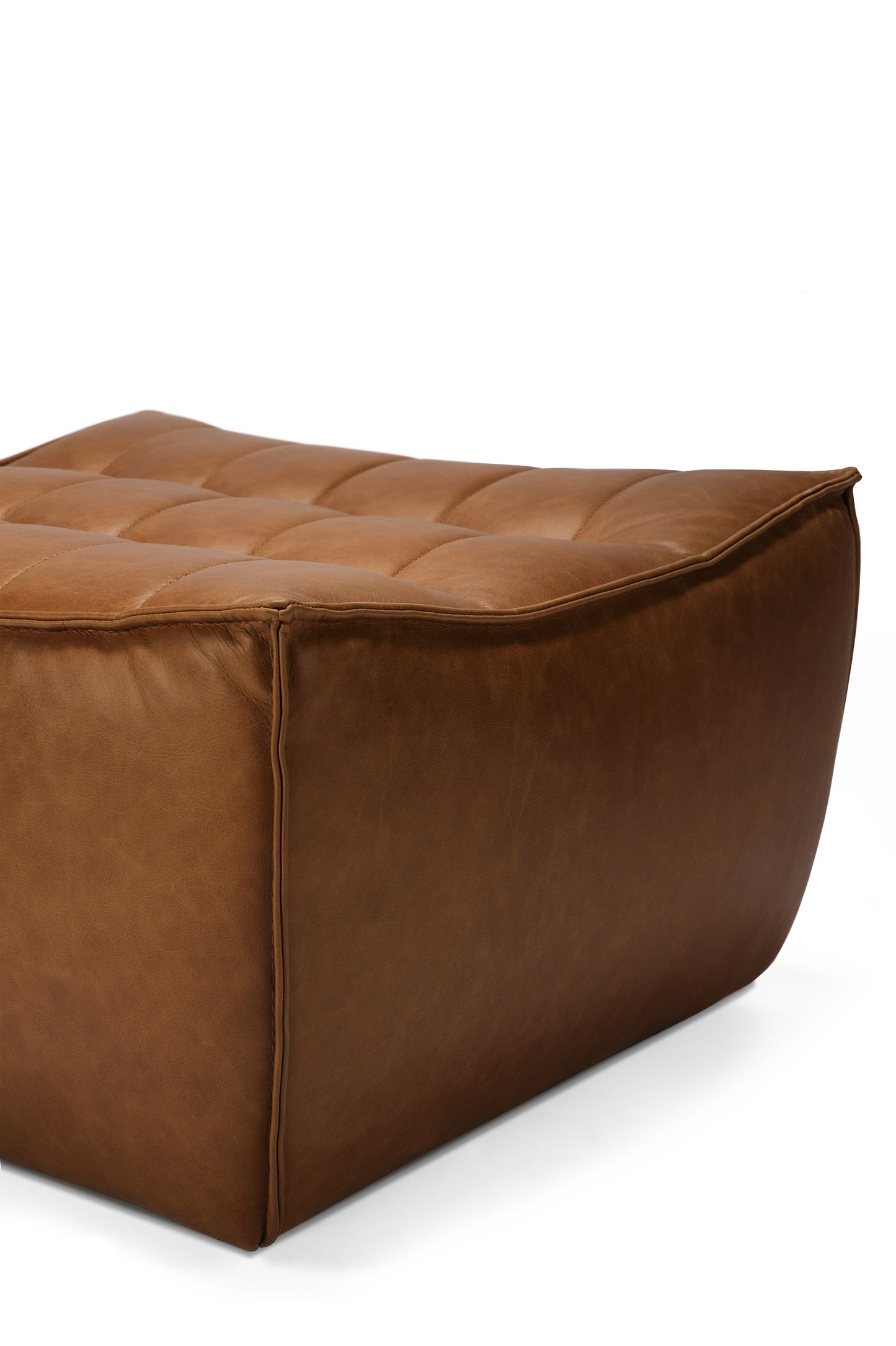 N701 Ethnicraft Slouch Sofa in Old Saddle Leather available from Make Your House A Home, Bendigo, Victoria, Australia