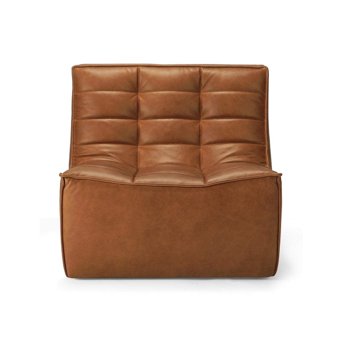 N701 Ethnicraft Slouch Sofa in Old Saddle Leather available from Make Your House A Home, Bendigo, Victoria, Australia