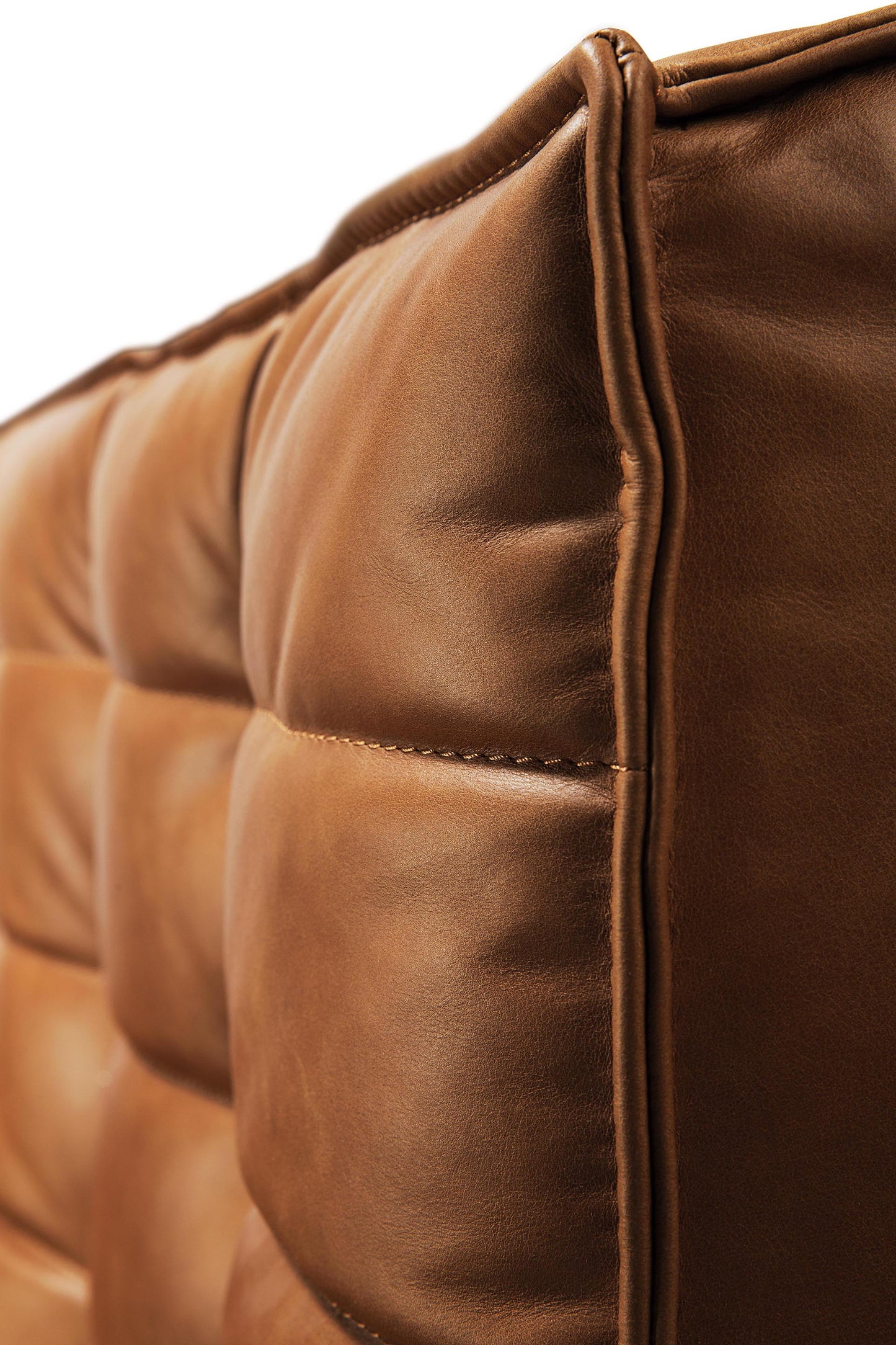 N701 Ethnicraft Slouch Sofa in Old Saddle Leather available from Make Your House A Home, Bendigo, Victoria, Australia