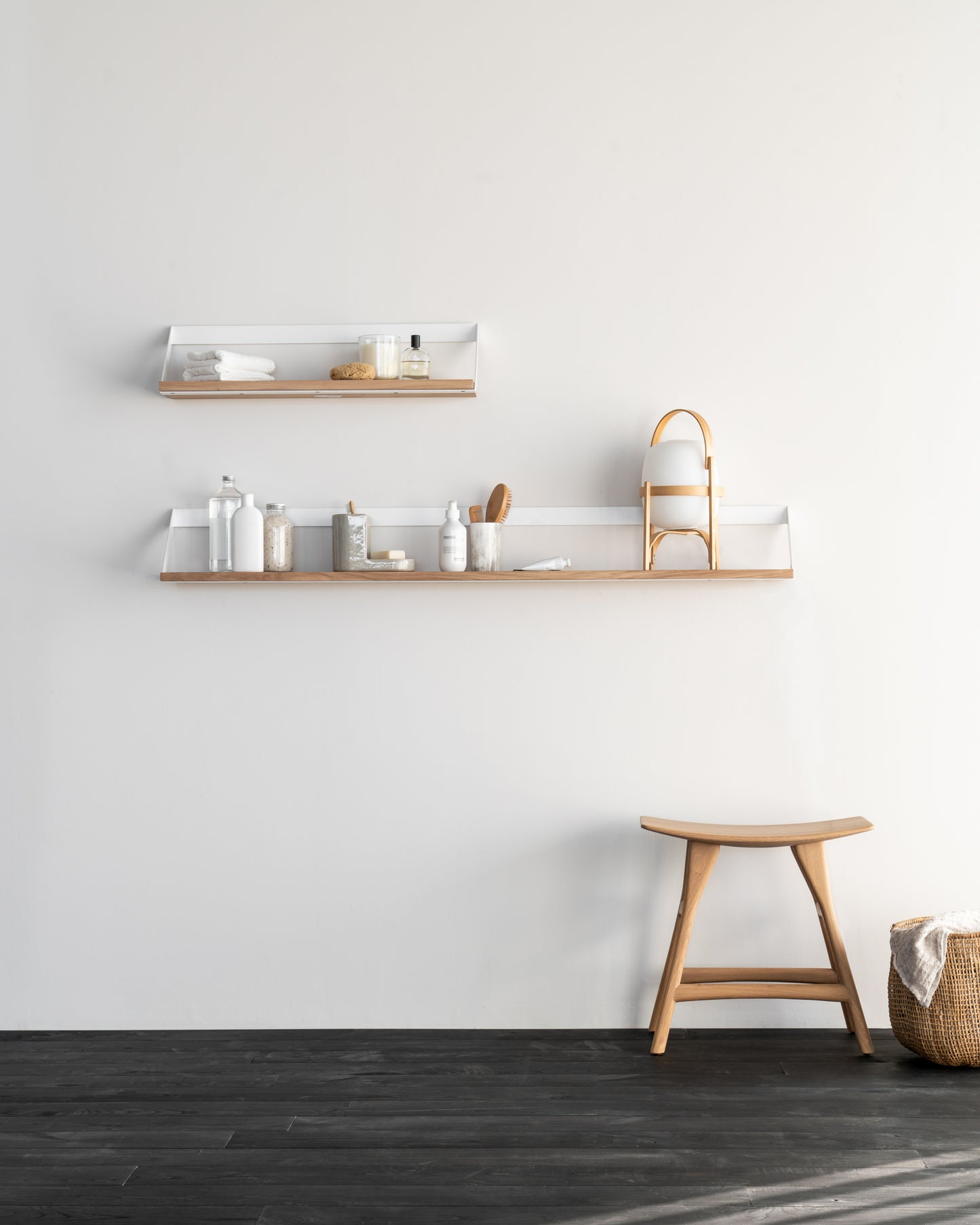 Ethnicraft Oak Osso Low Stool available from Make Your House A Home, Bendigo, Victoria, Australia
