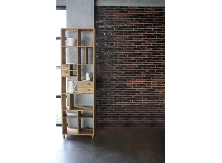Ethnicraft Oak Pirouette Rack Bookcase is available from Make Your House A Home, Bendigo, Victoria, Australia