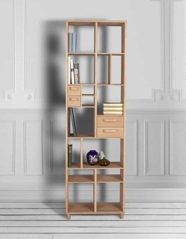 Ethnicraft Oak Pirouette Rack Bookcase is available from Make Your House A Home, Bendigo, Victoria, Australia