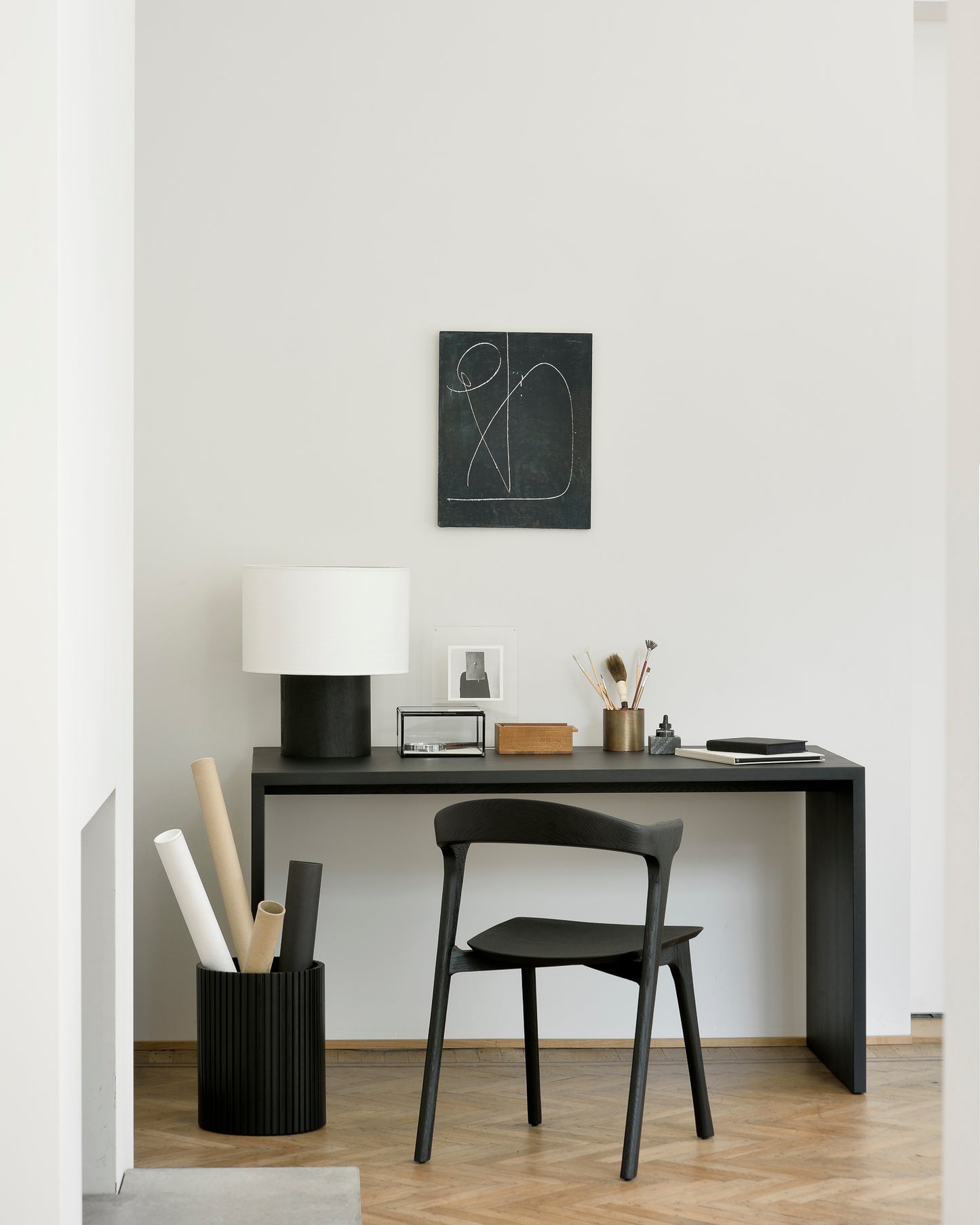 Ethnicraft Oak Bok Black Dining Chair is available from Make Your House A Home, Bendigo, Victoria, Australia