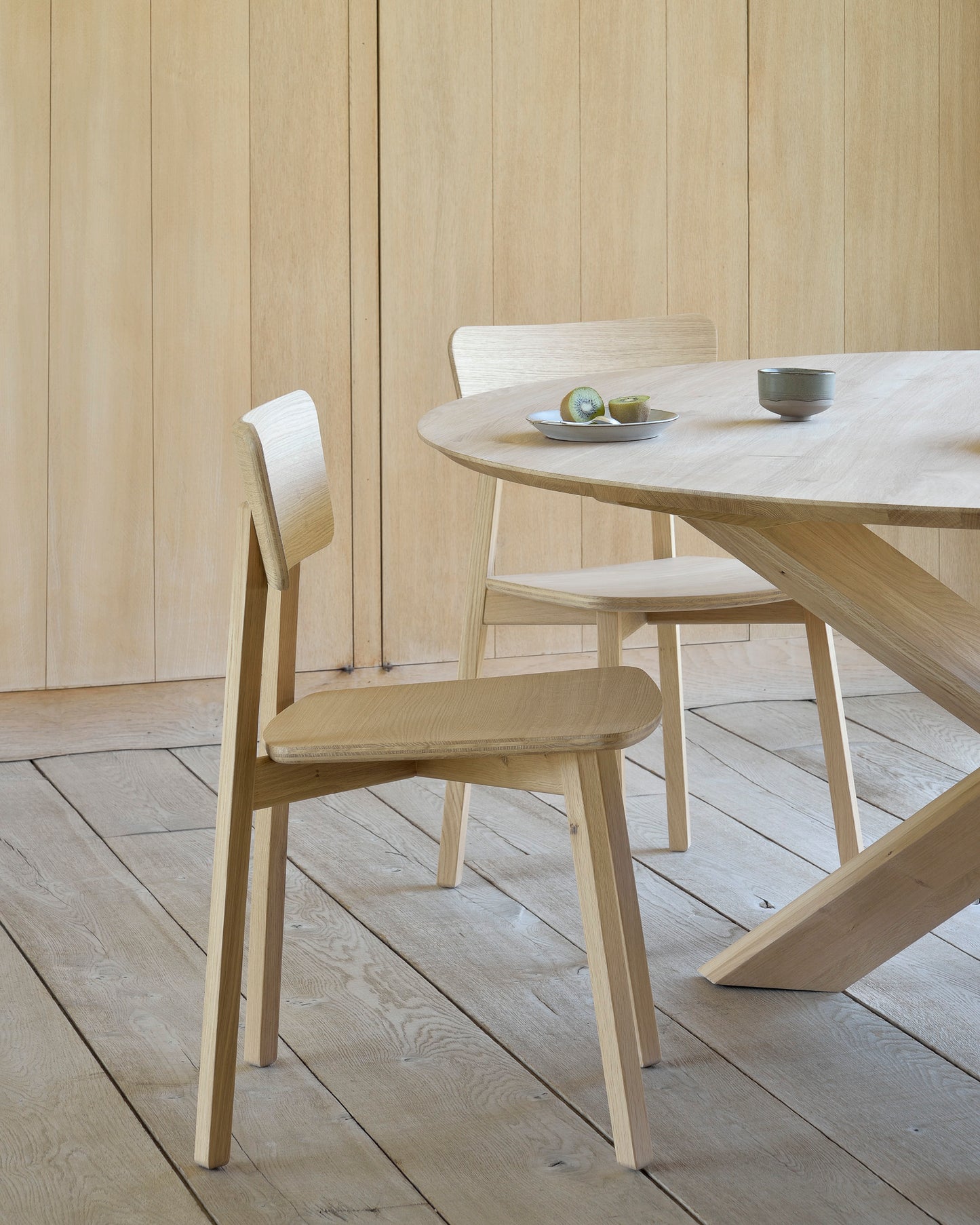 Ethnicraft Oak Casale Dining Chair is available from Make Your House A Home, Bendigo, Victoria, Australia