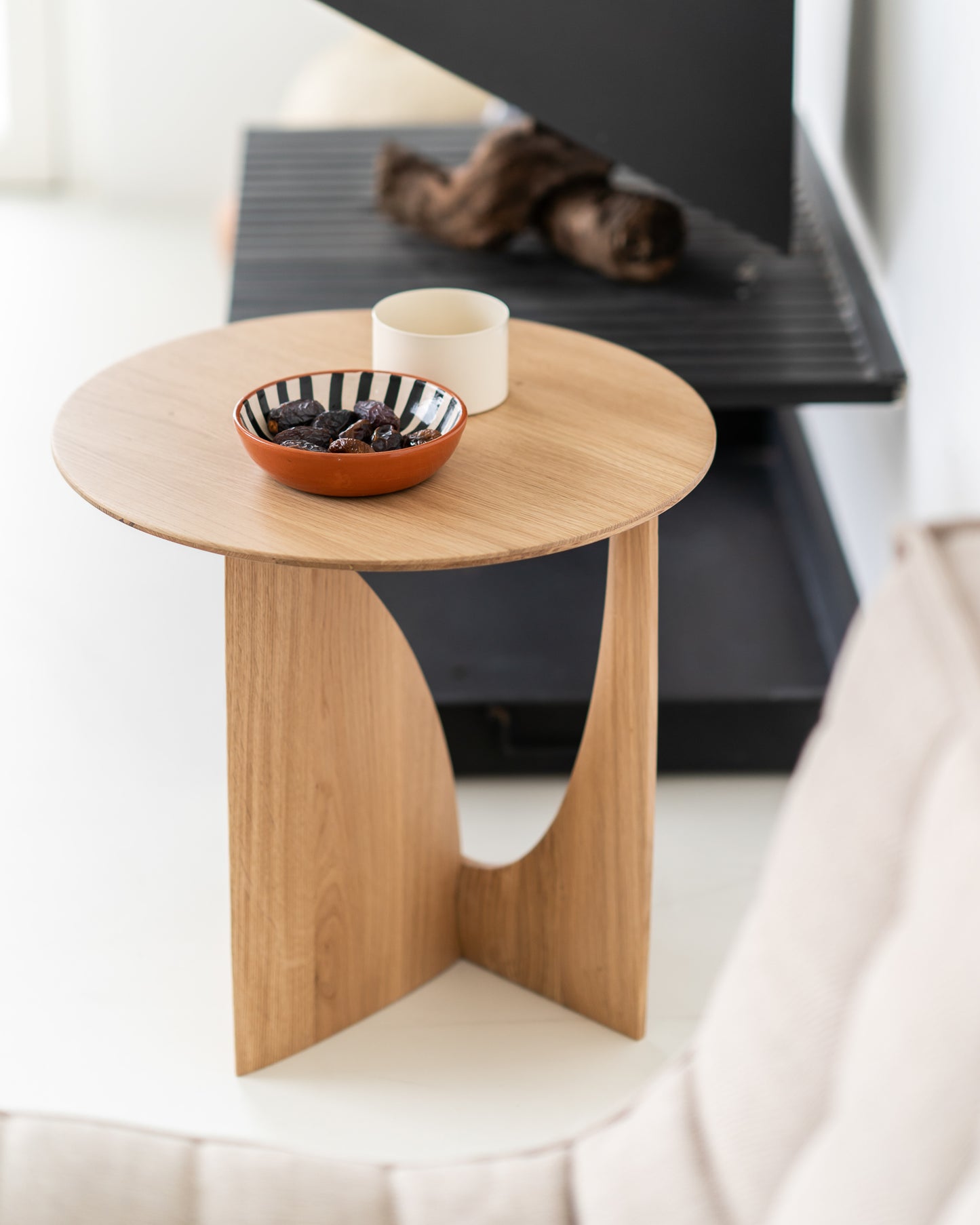 Ethnicraft Geometric Side Table available from Make Your House A Home, Bendigo, Victoria, Australia
