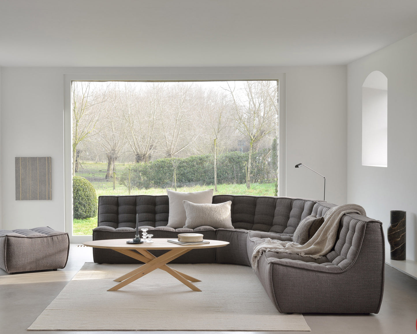 Ethnicraft Oak Mikado Oval Coffee Table available from Make Your House A Home, Bendigo, Victoria, Australia