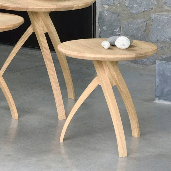 Ethnicraft Oak Twist Side Tables available from Make Your House A Home, Bendigo, Victoria, Australia