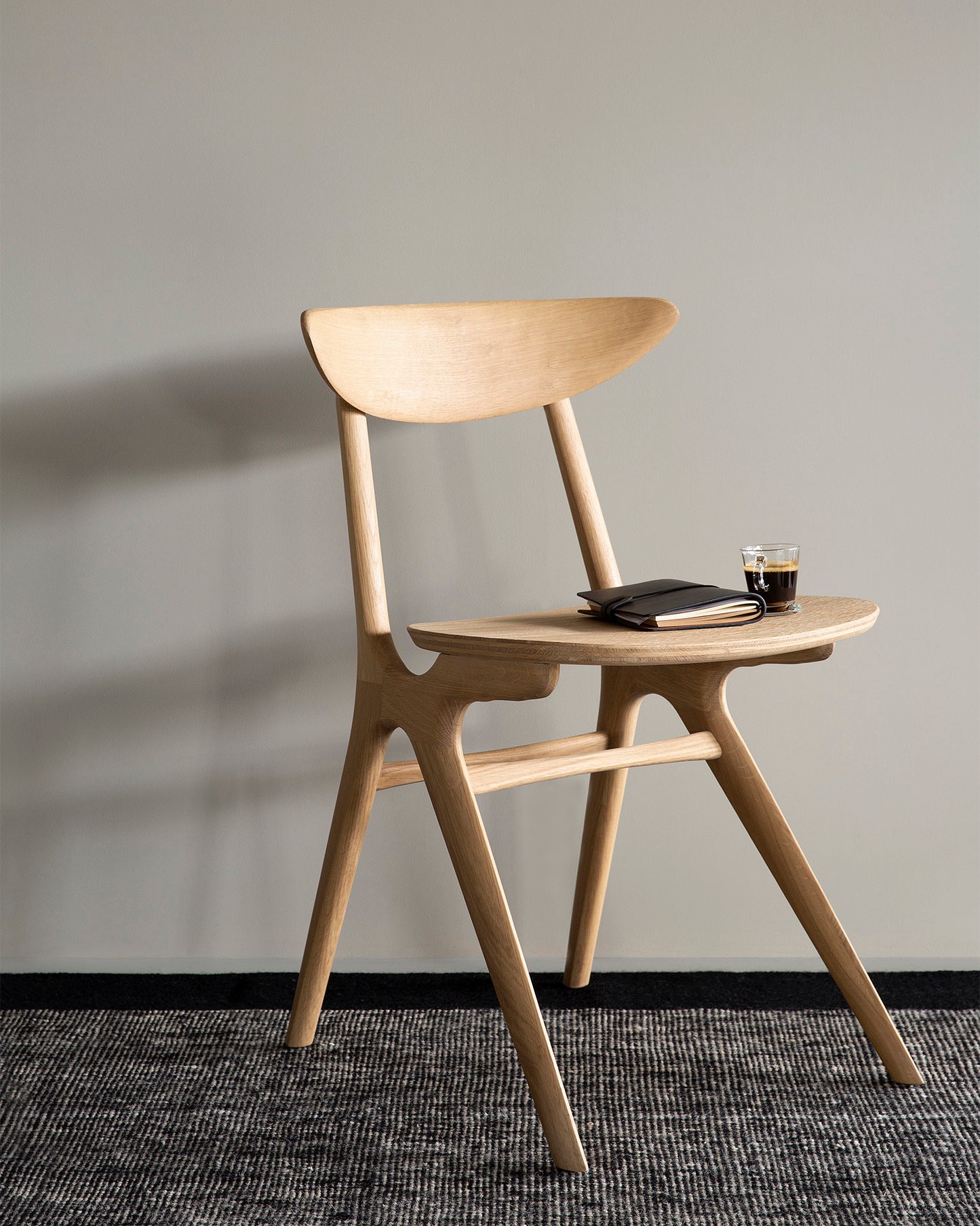 Ethnicraft Oak Eye Dining Chair is available from Make Your House A Home, Bendigo, Victoria, Australia