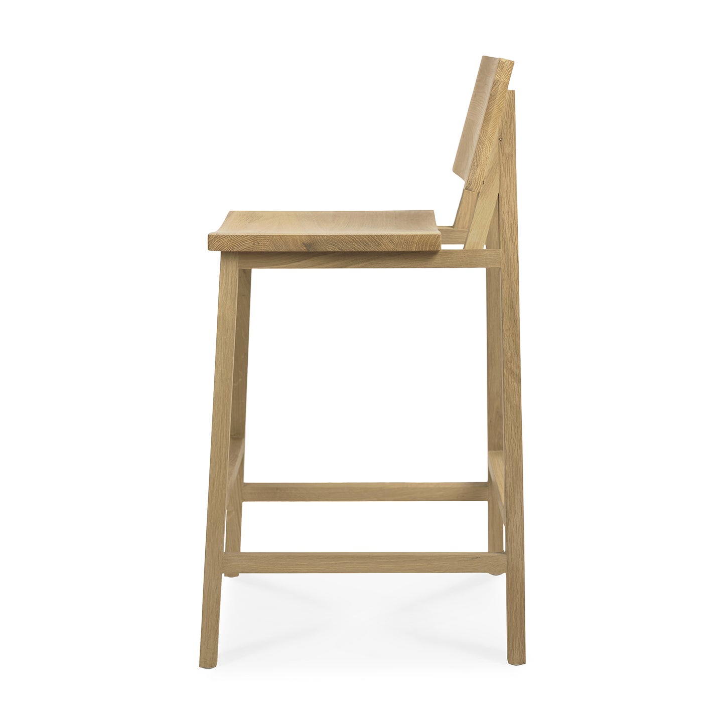 Ethnicraft Oak N3 Kitchen Counter Barstool is available from Make Your House A Home, Bendigo, Victoria, Australia