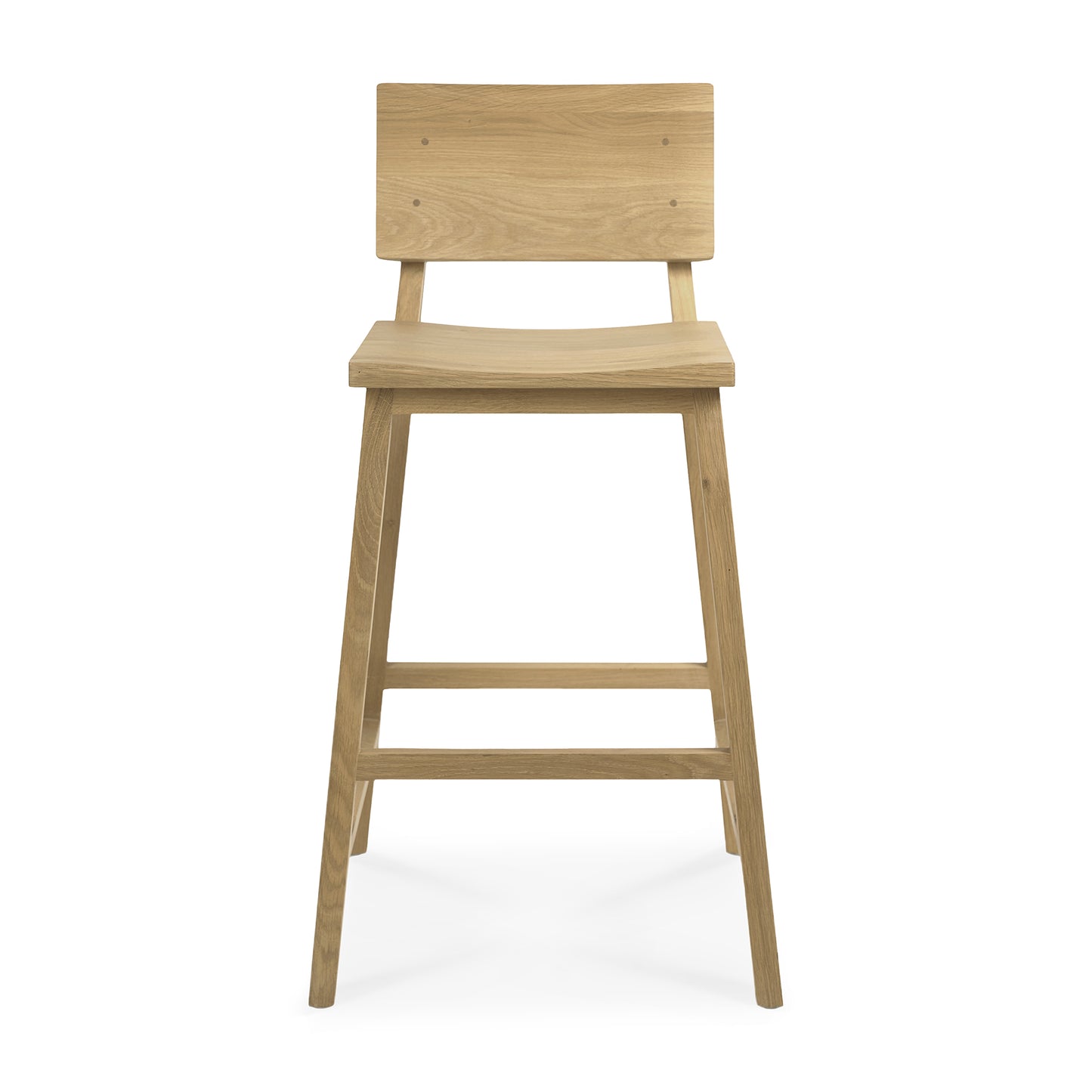 Ethnicraft Oak N3 Kitchen Counter Barstool is available from Make Your House A Home, Bendigo, Victoria, Australia