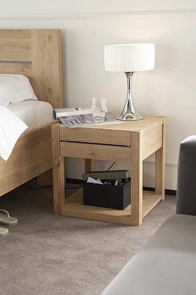 Ethnicraft Oak Azur Bedside Table is available from Make Your House A Home, Bendigo, Victoria, Australia