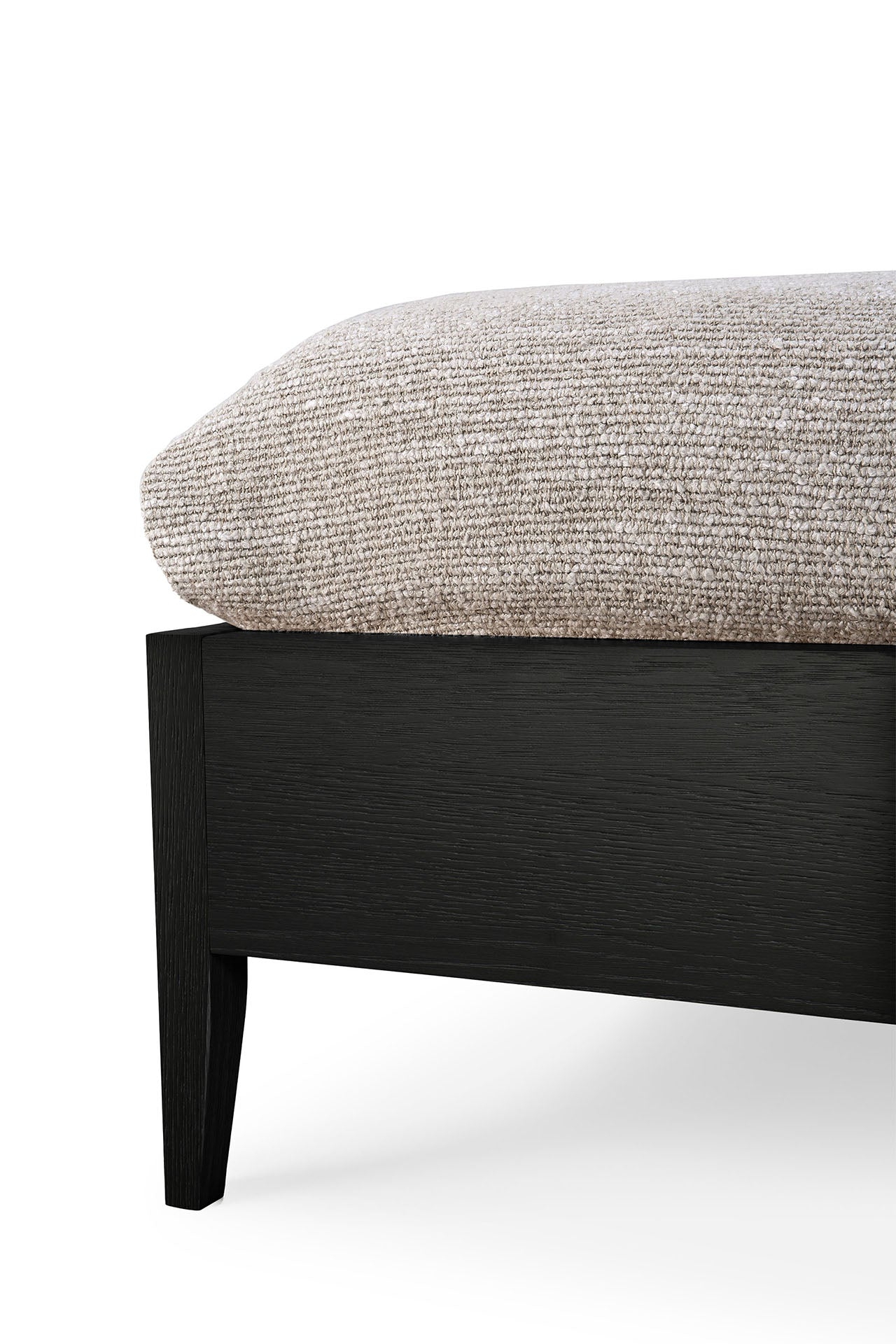 Ethnicraft Oak Black Spindle Bed is available from Make Your House A Home, Bendigo, Victoria, Australia