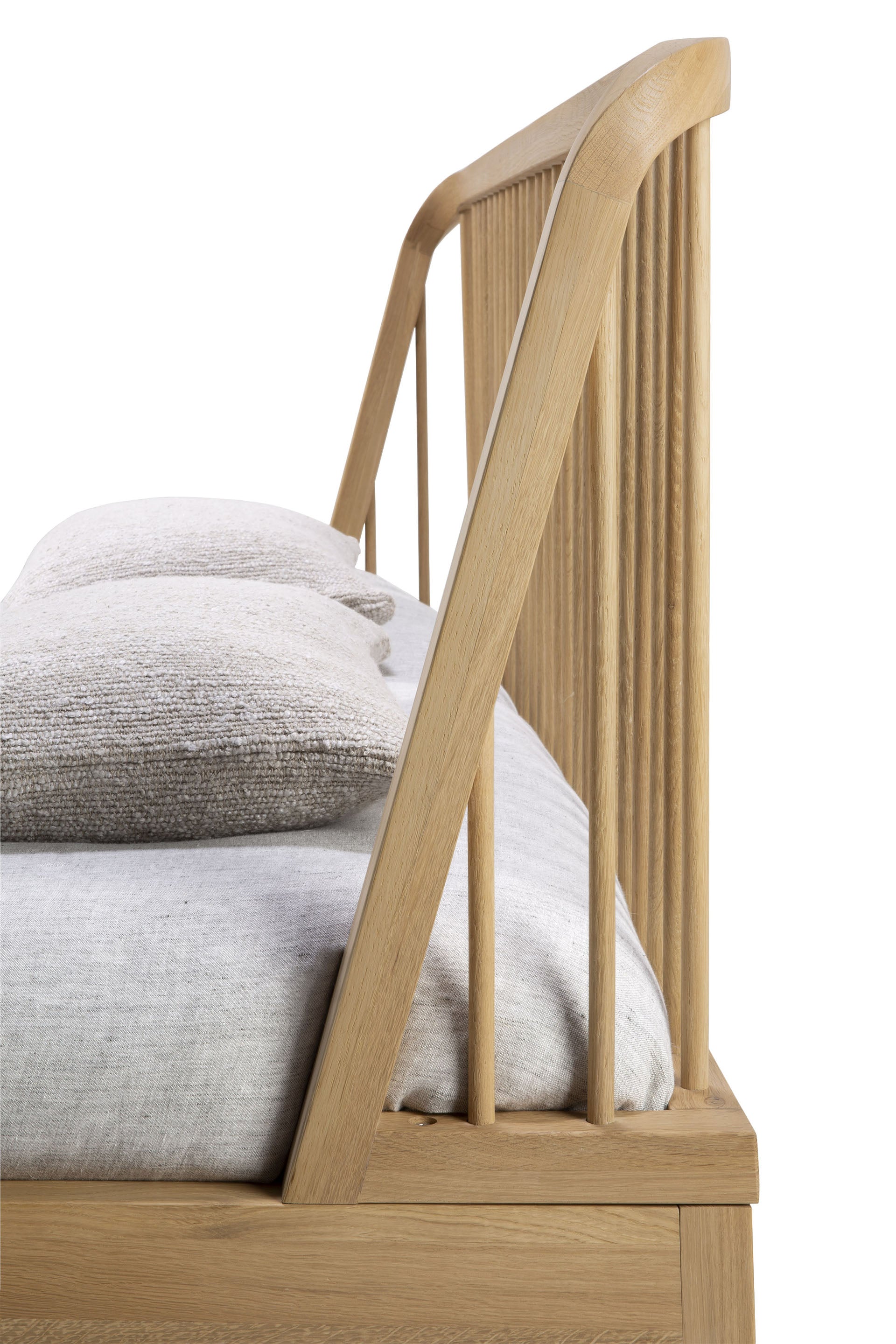 Ethnicraft Oak Spindle Bed is available from Make Your House A Home, Bendigo, Victoria, Australia