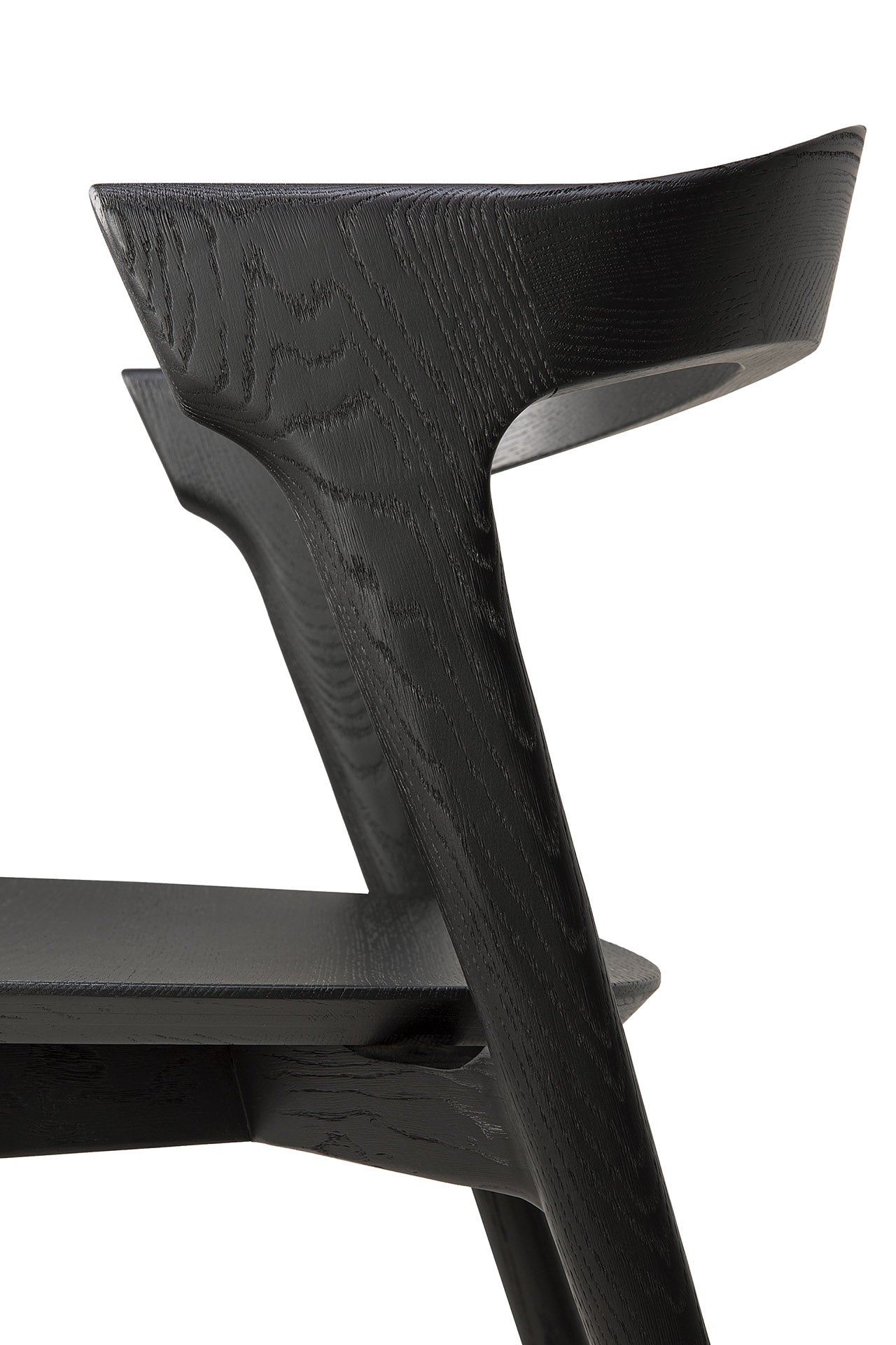 Ethnicraft Oak Bok Black Dining Chair is available from Make Your House A Home, Bendigo, Victoria, Australia