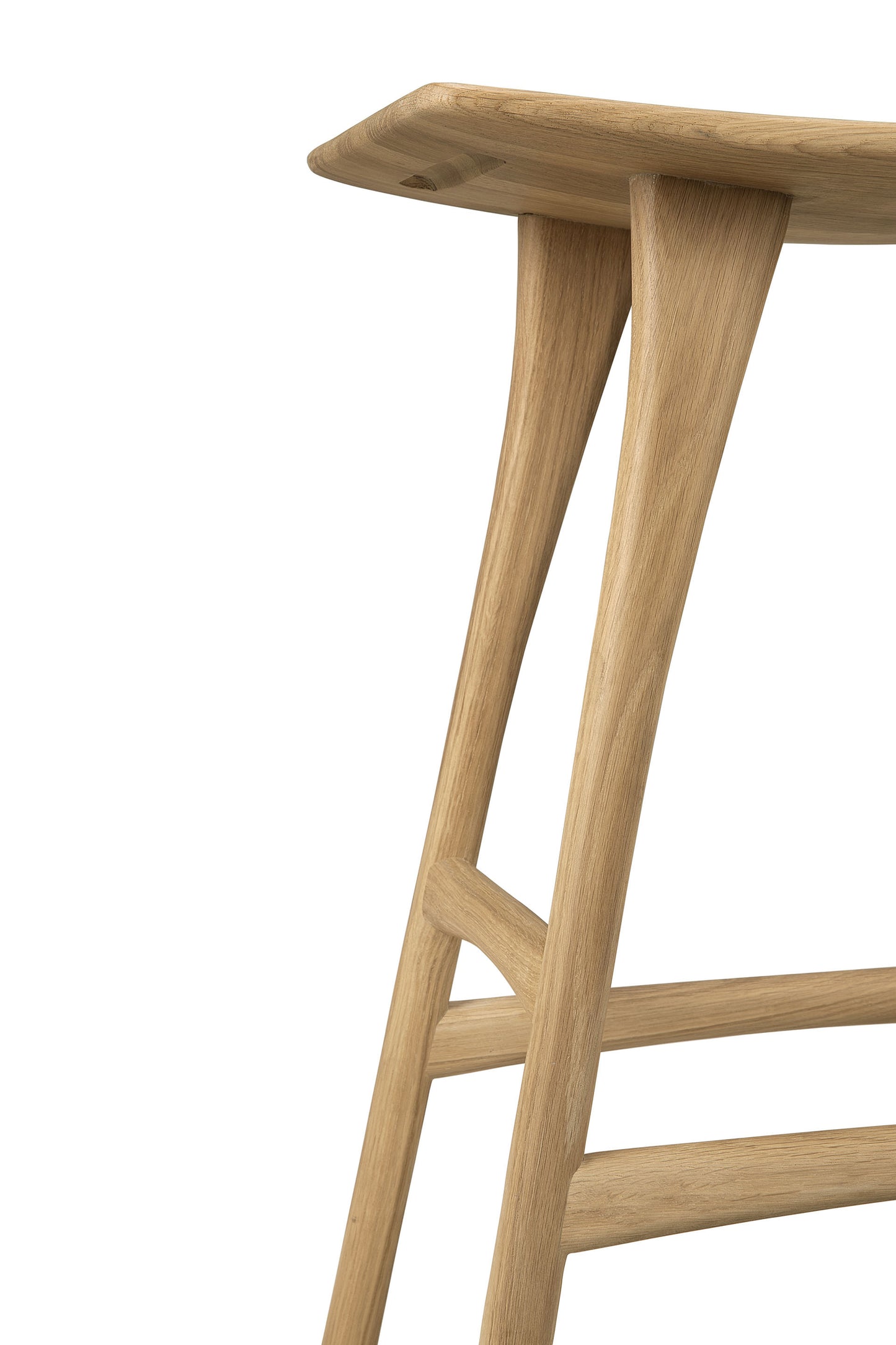 Ethnicraft Oak Osso Kitchen Counter Bar Stool available from Make Your House A Home, Bendigo, Victoria, Australia