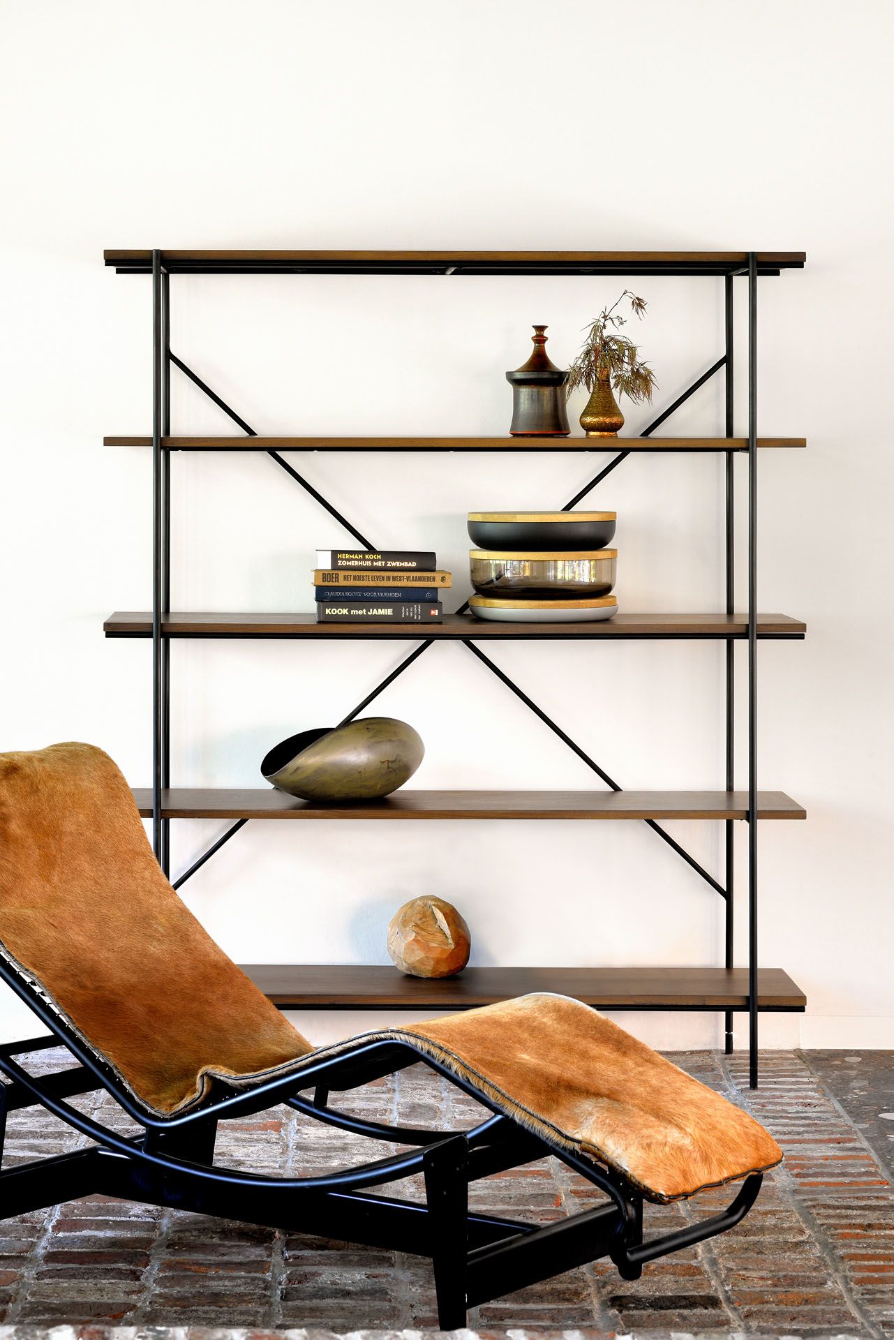 Ethnicraft Oak Rise Rack Bookcase available from Make Your House A Home, Bendigo, Victoria, Australia