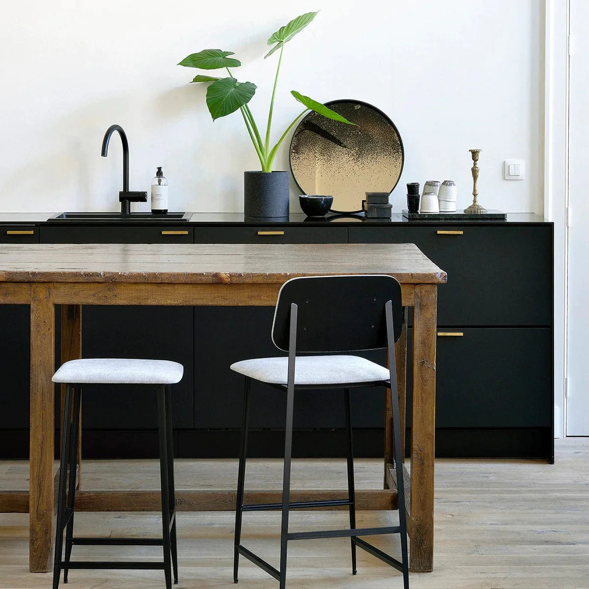 Ethnicraft DC Counter Bar Stool available from Make Your House A Home, Bendigo, Victoria, Australia