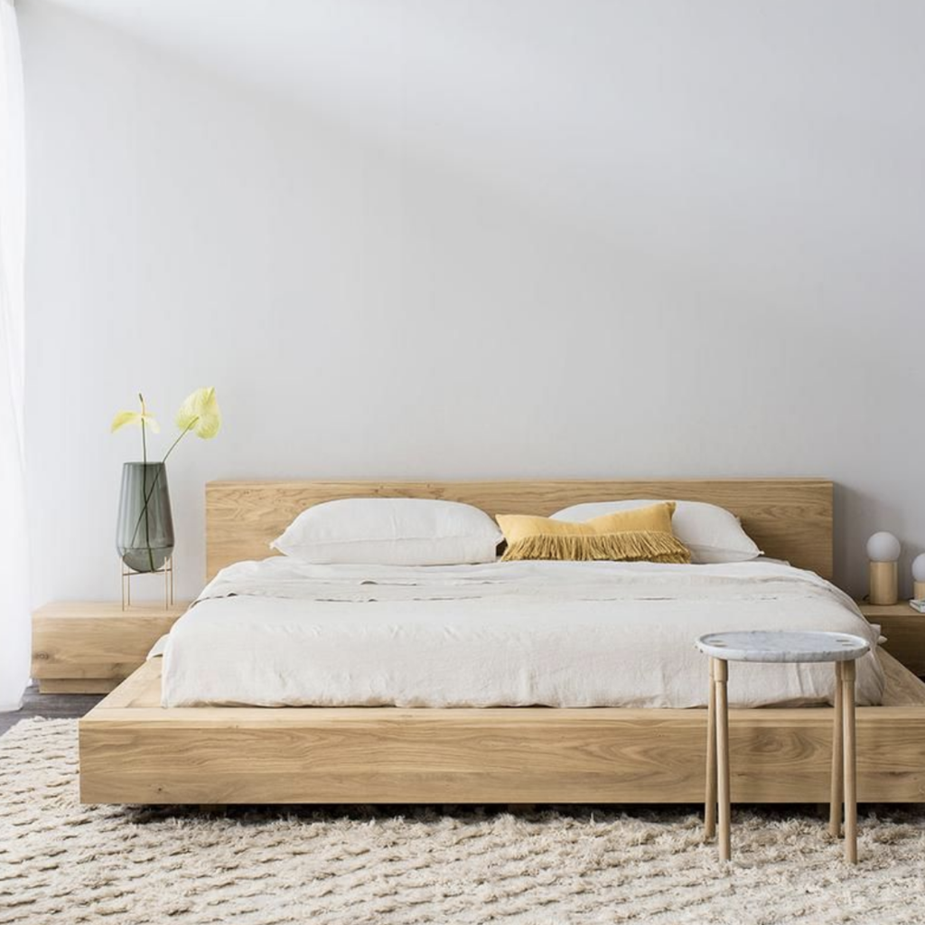 Ethnicraft Oak Madra Bed is available from Make Your House A Home, Bendigo, Victoria, Australia