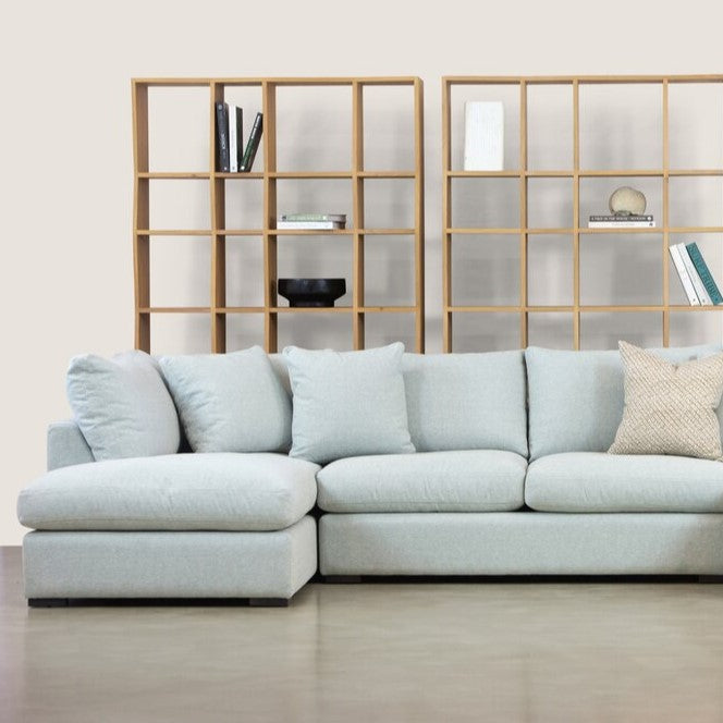 Shona Modular Sofa by Molmic available from Make Your House A Home, Furniture Store located in Bendigo, Victoria. Australian Made in Melbourne. Momic Feather Blend.