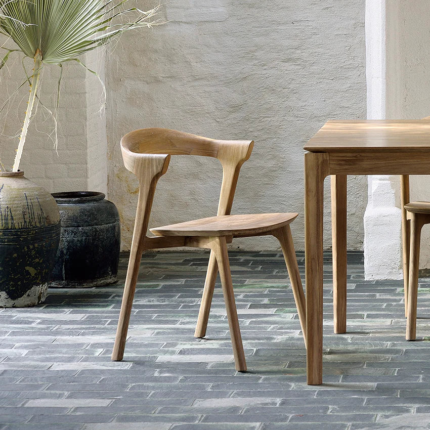 Ethnicraft Teak Bok Dining Chair is available from Make Your House A Home, Bendigo, Victoria, Australia