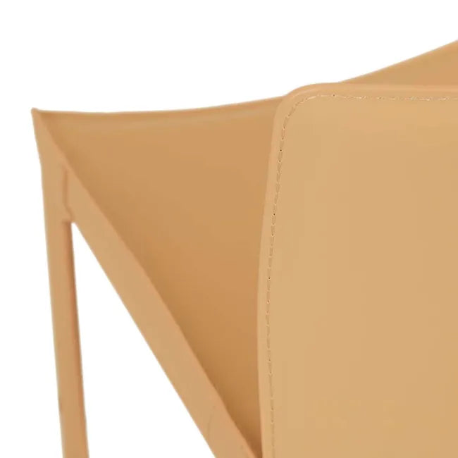 Globewest Carlo Barstool in Desert Sand/ Black Metal