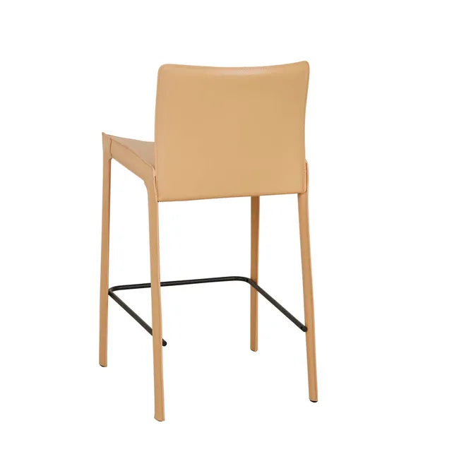 Globewest Carlo Barstool in Desert Sand/ Black Metal
