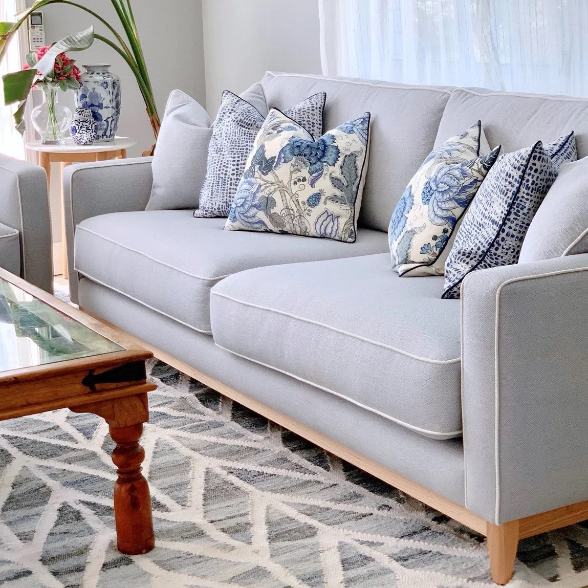 Barker Sofa by Molmic available from Make Your House A Home, Furniture Store located in Bendigo, Victoria. Australian Made in Melbourne.
