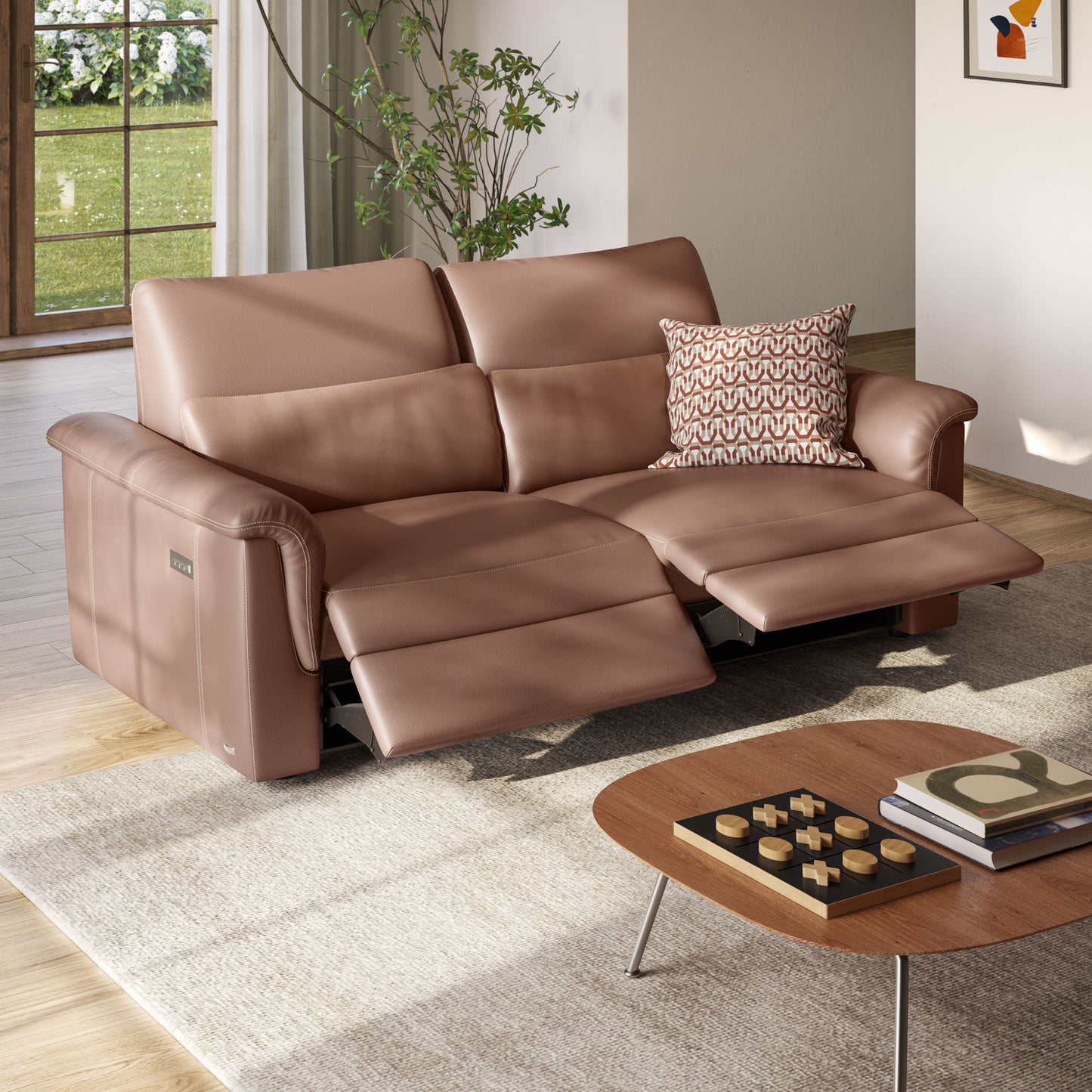 Natuzzi Editions Amorevole C176 Reclining Modular Sofa. Available from your Natuzzi Stockist Make Your House A Home, Bendigo, Victoria. Australia wide delivery to Melbourne. Italian leather.