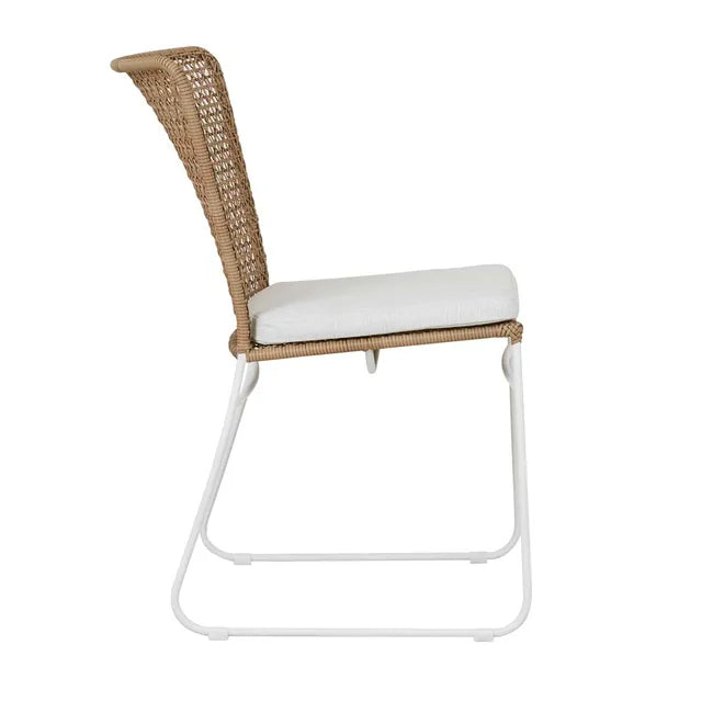 Cabana Sleigh Dining Chair by GlobeWest from Make Your House A Home Premium Stockist. Outdoor Furniture Store Bendigo. 20% off Globe West. Australia Wide Delivery.