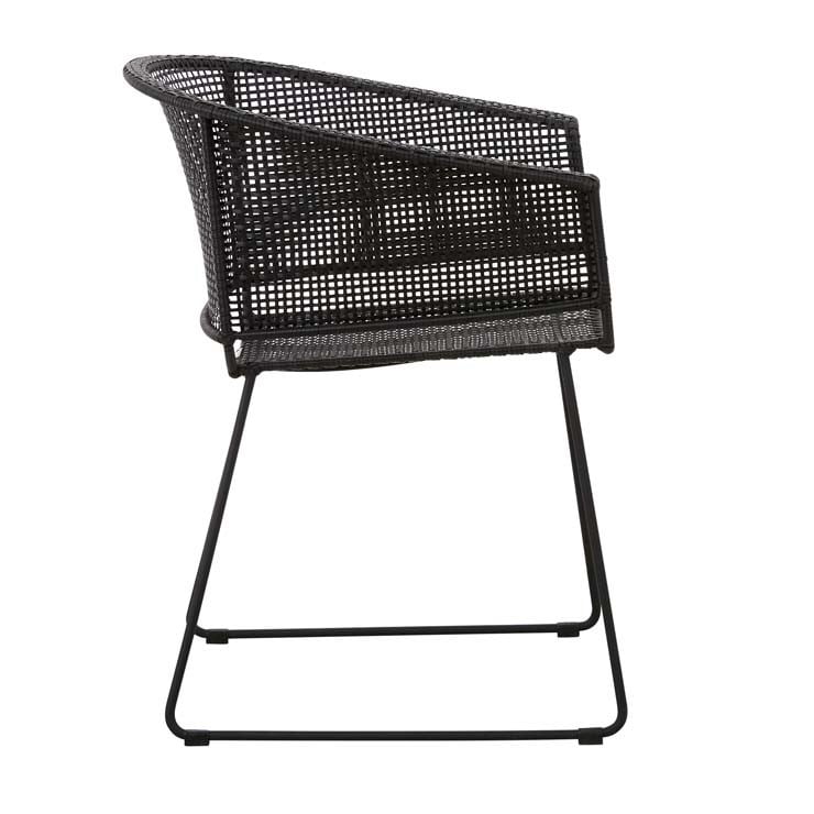 Corsica Sleigh Dining Armchair by GlobeWest from Make Your House A Home Premium Stockist. Outdoor Furniture Store Bendigo. 20% off Globe West. Australia Wide Delivery.