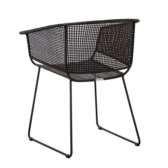 Corsica Sleigh Dining Armchair by GlobeWest from Make Your House A Home Premium Stockist. Outdoor Furniture Store Bendigo. 20% off Globe West. Australia Wide Delivery.
