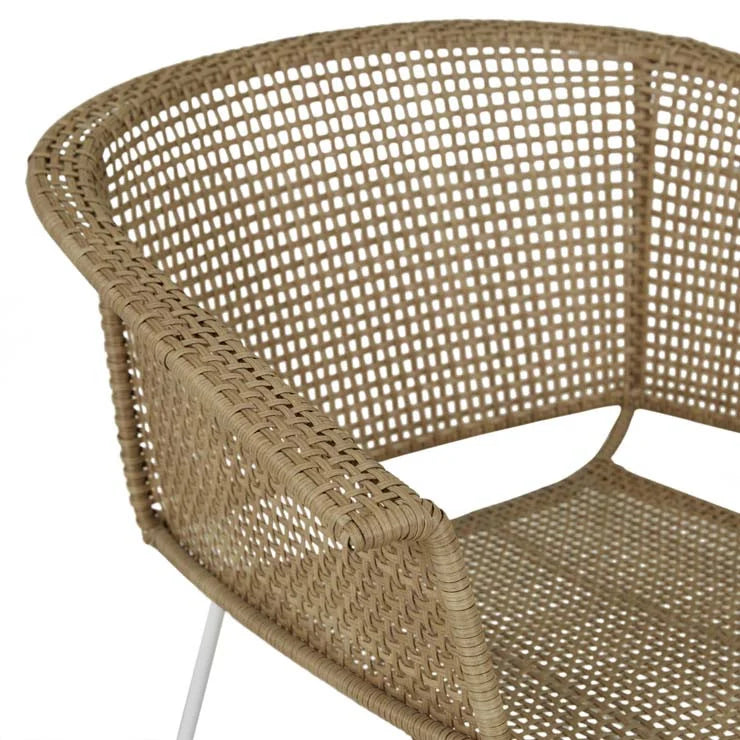 Corsica Sleigh Dining Armchair by GlobeWest from Make Your House A Home Premium Stockist. Outdoor Furniture Store Bendigo. 20% off Globe West. Australia Wide Delivery.