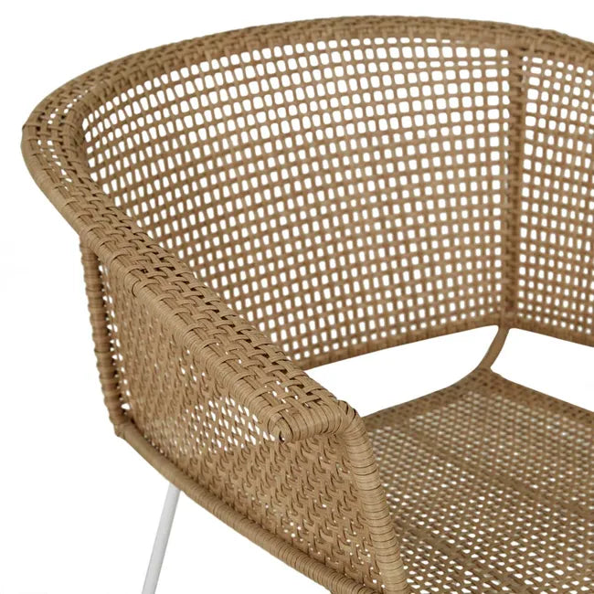 Corsica Sleigh Dining Armchair by GlobeWest from Make Your House A Home Premium Stockist. Outdoor Furniture Store Bendigo. 20% off Globe West. Australia Wide Delivery.
