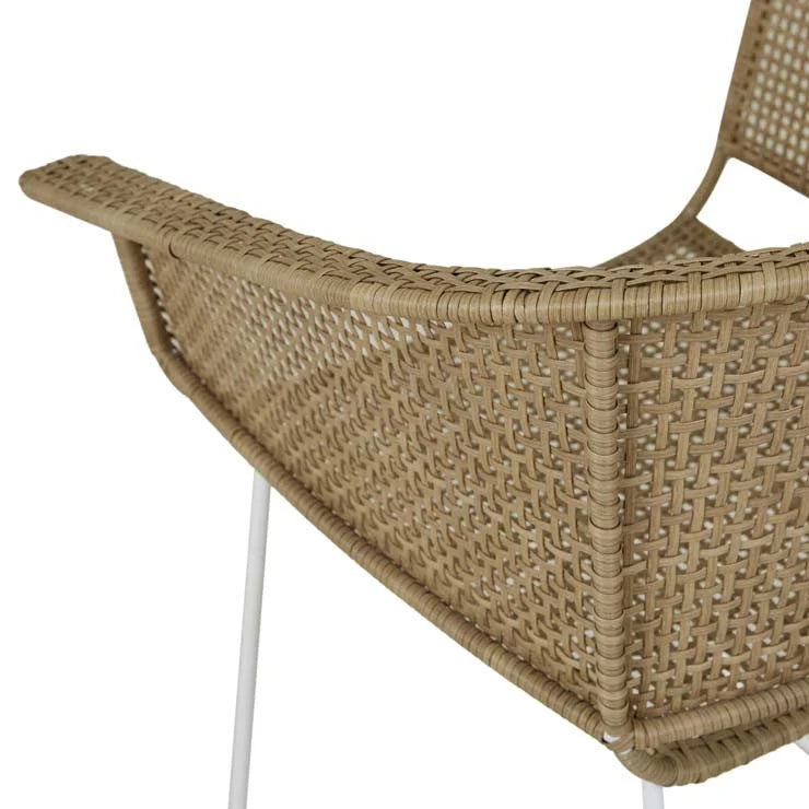 Corsica Sleigh Dining Armchair by GlobeWest from Make Your House A Home Premium Stockist. Outdoor Furniture Store Bendigo. 20% off Globe West. Australia Wide Delivery.