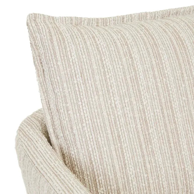 GLOBEWEST Kennedy Loft Occasional Chair - Stone Slub