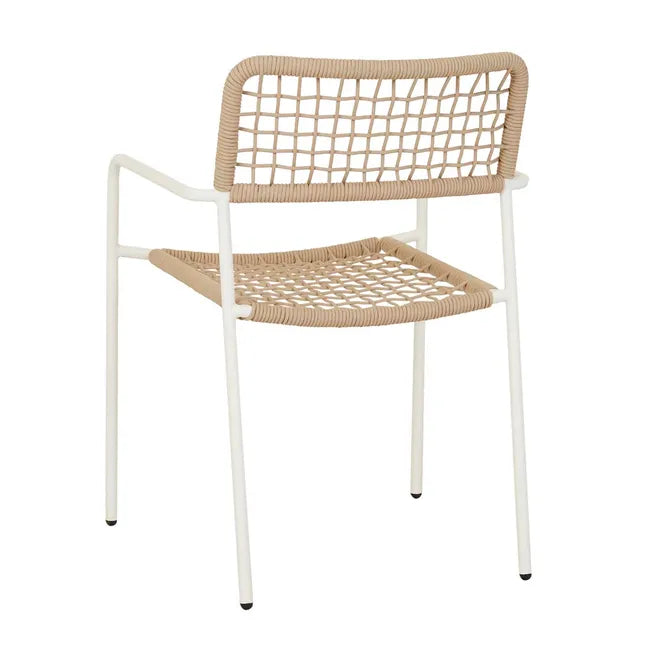 Pier Rope Dining Arm Chair by GlobeWest from Make Your House A Home Premium Stockist. Outdoor Furniture Store Bendigo. 20% off Globe West. Australia Wide Delivery.