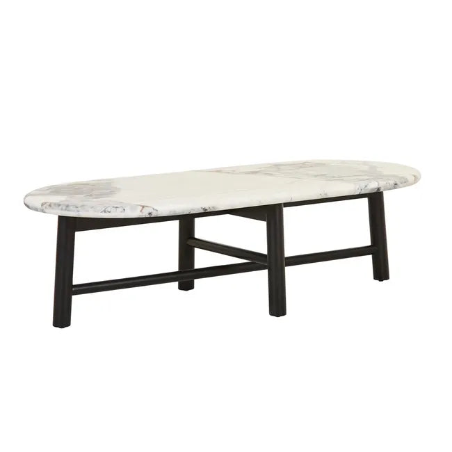 Artie Oval Marble Coffee Table by GlobeWest from Make Your House A Home Premium Stockist. Furniture Store Bendigo. 20% off Globe West. Australia Wide Delivery.