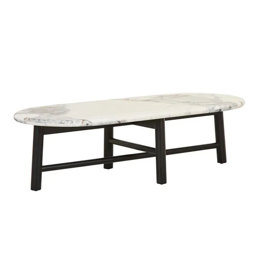Artie Oval Marble Coffee Table by GlobeWest from Make Your House A Home Premium Stockist. Furniture Store Bendigo. 20% off Globe West. Australia Wide Delivery.