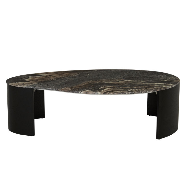Oberon Curve Marble Coffee Table by GlobeWest from Make Your House A Home Premium Stockist. Furniture Store Bendigo. 20% off Globe West Sale. Australia Wide Delivery.